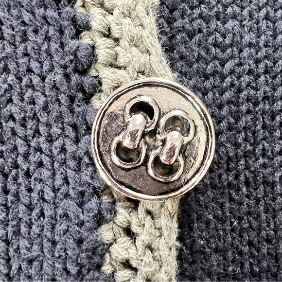 Bloomingdale's 90s Knitted Cardigan Colorblock Size 3X - Picture 9 of 12